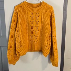 NWOT Mustard Sweater